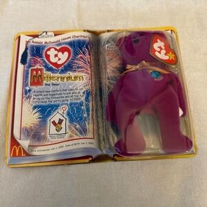 Ty Beanie Babies McDonald’s Millennium the Bear 2000 Y2K Collectible New Years